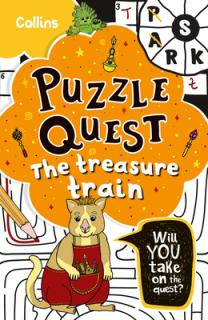 Treasure Train: Solve More Than 100 Puzzles in This Adventure Story for Kids Aged 7+