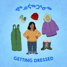 Getting Dressed: Bilingual Inuktitut and English Edition