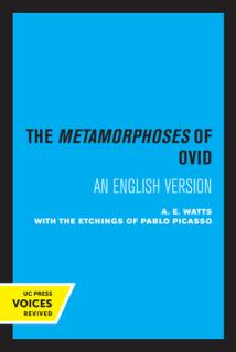 The Metamorphoses of Ovid: With the Etchings of Pablo Picasso