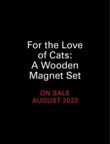 For the Love of Cats: A Wooden Magnet Set