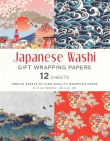 Japanese Washi Gift Wrapping Papers - 12 Sheets: 18 X 24 Inch (45 X 61 CM) Wrapping Paper