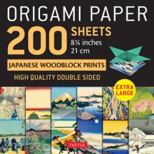 Origami Paper 200 Sheets Japanese Woodblock Prints 8 1/4: Extra Large Tuttle Origami Paper: High-Quality Double Sided Origami Sheets Printed with 12 D