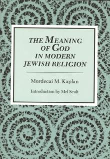 Meaning of God in Modern Jewish Religion