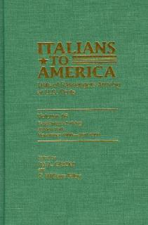 Italians to America, November 1900-April 1901: Lists of Passengers Arriving at U.S. Ports