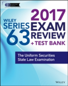 Wiley FINRA Series 63 Exam Review 2017