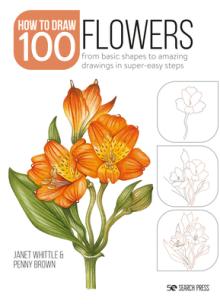 How to Draw 100: Flowers: From Basic Shapes to Amazing Drawings in Super-Easy Steps