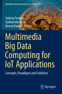 Multimedia Big Data Computing for Iot Applications: Concepts, Paradigms and Solutions