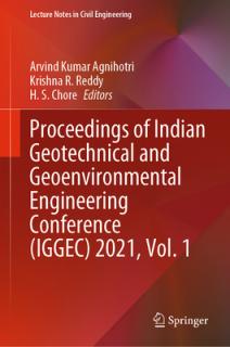 Proceedings of Indian Geotechnical and Geoenvironmental Engineering Conference (Iggec) 2021, Vol. 1