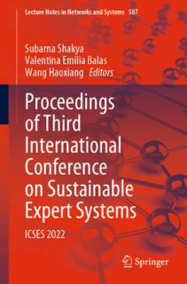 Proceedings of Third International Conference on Sustainable Expert Systems: Icses 2022